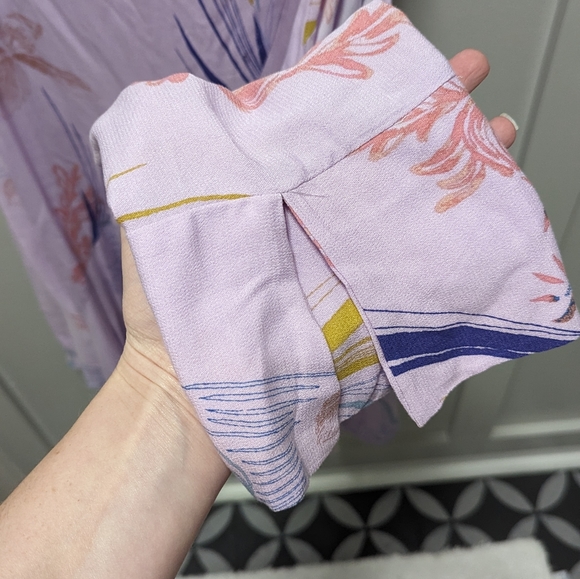 Free People Lilac Floral Dress Size Medium - Picture 5 of 6